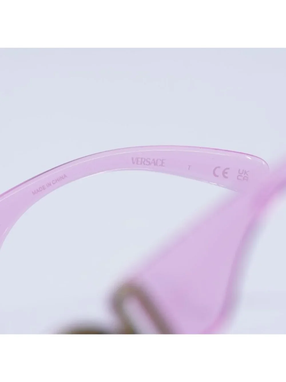 Versace Kids VK4429U 5370/5 Sunglasses Pink Irregular Frame, Fuchsia Lenses